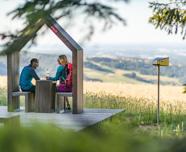 Wiener Alpen mit Personen