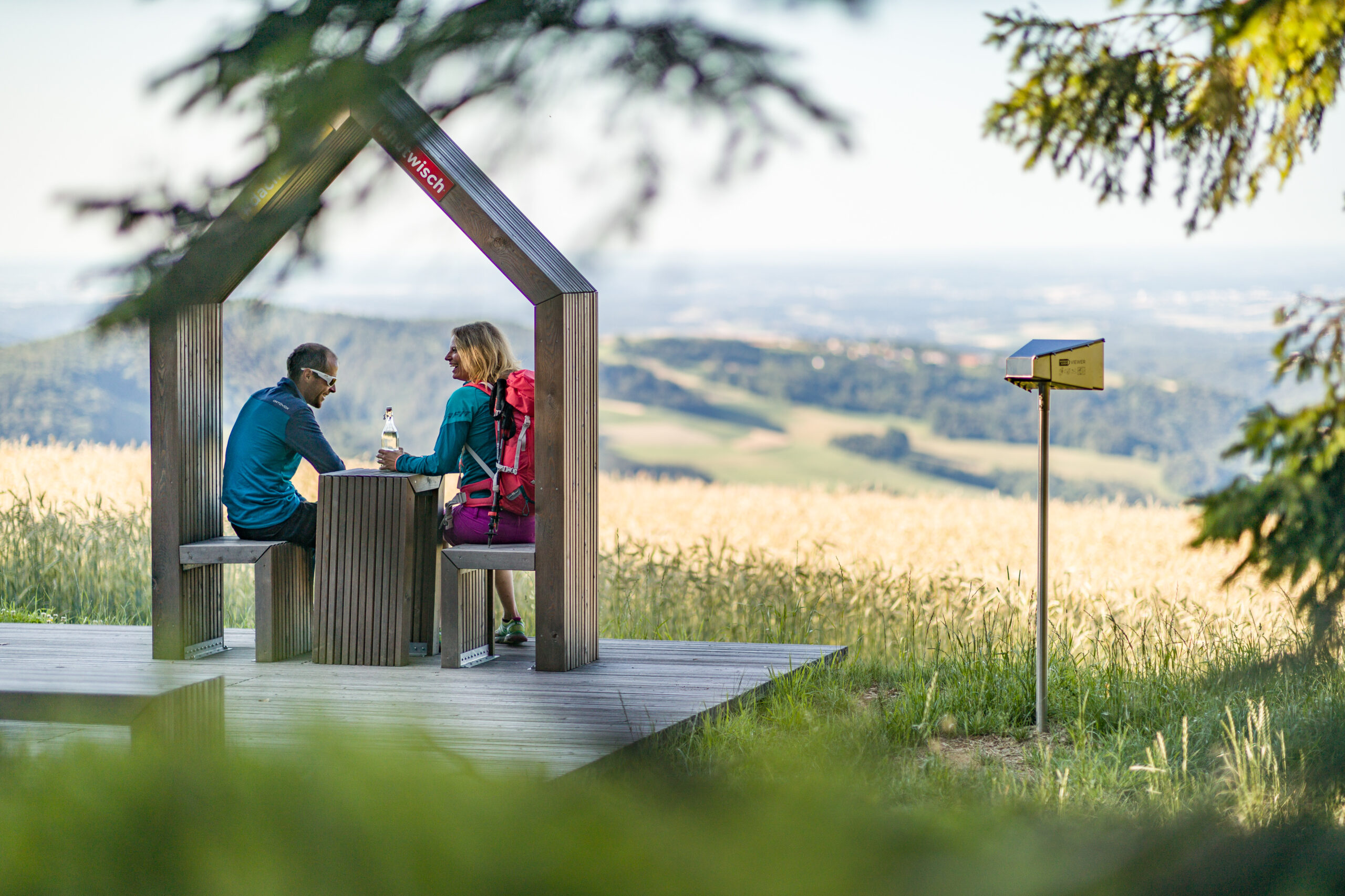 Wiener Alpen mit Personen